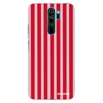 Hülle für Xiaomi Redmi Note 8 Pro - Lines red