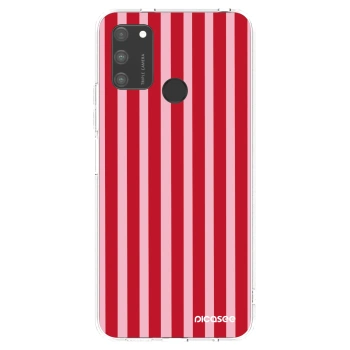 Hülle für Honor 9A - Lines red