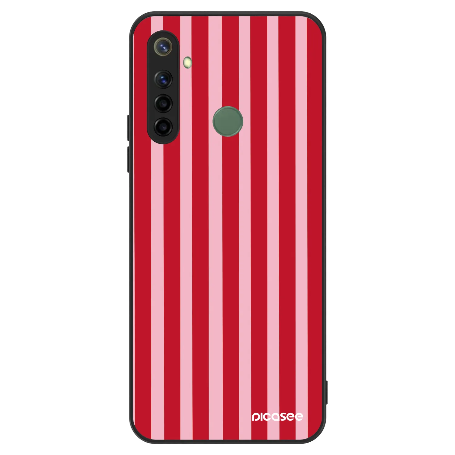 Picasee ULTIMATE CASE für Realme 6i - Lines red