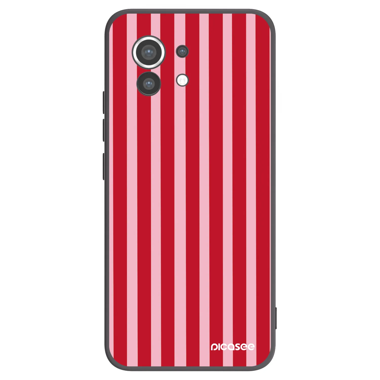 Picasee Xiaomi Mi 11 Hülle - Schwarzes Silikon - Lines red