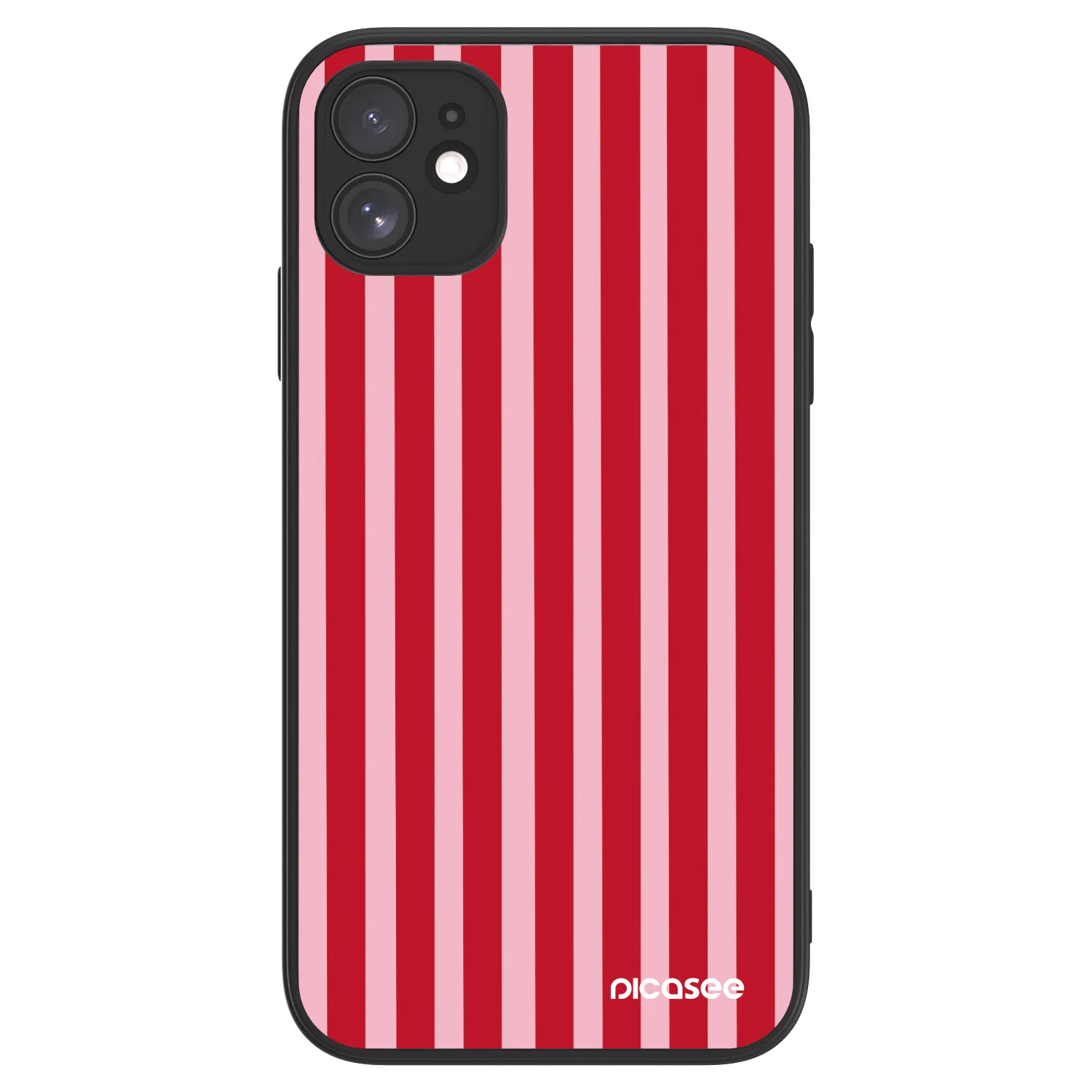 Picasee ULTIMATE CASE MagSafe für Apple iPhone 11 - Lines red