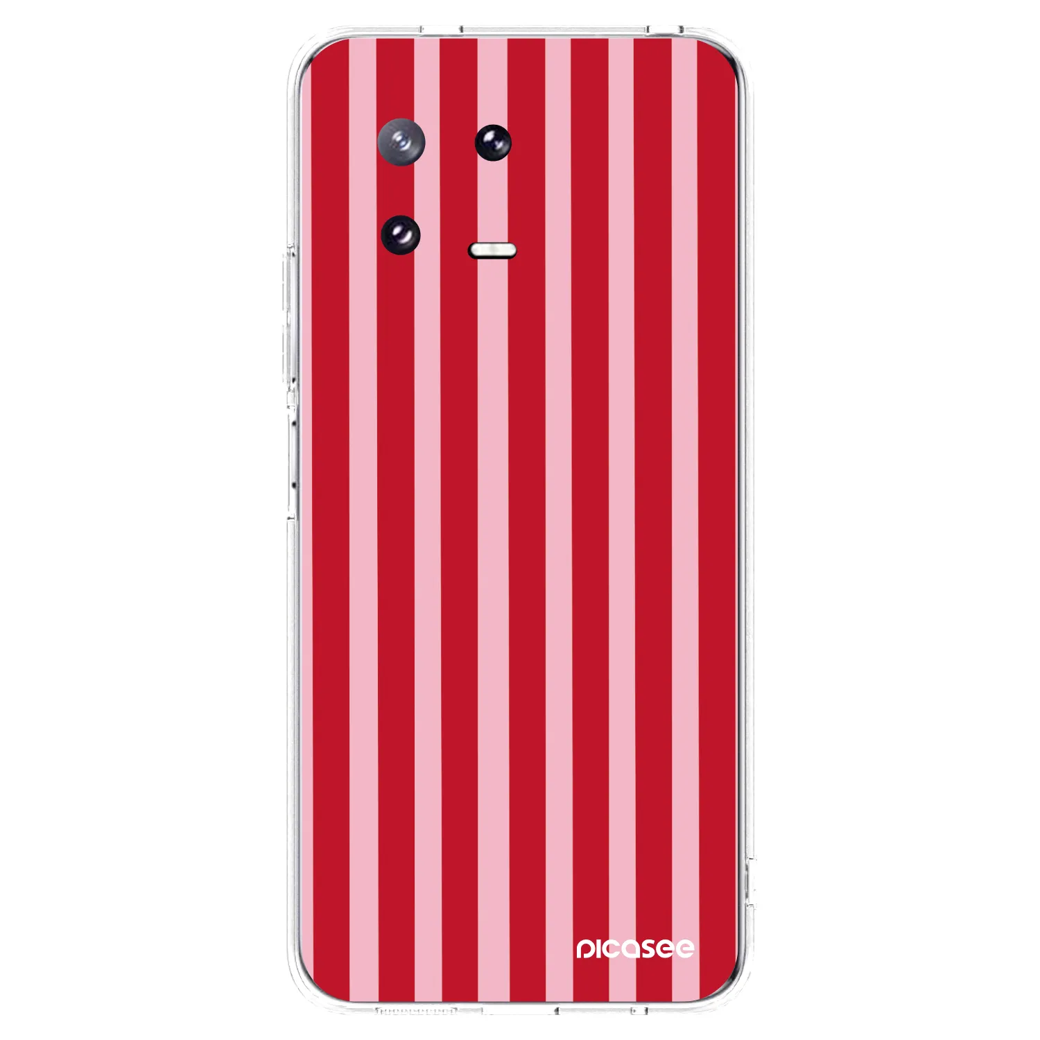 Picasee Xiaomi 13 Pro Hülle - Transparentes Silikon - Lines red