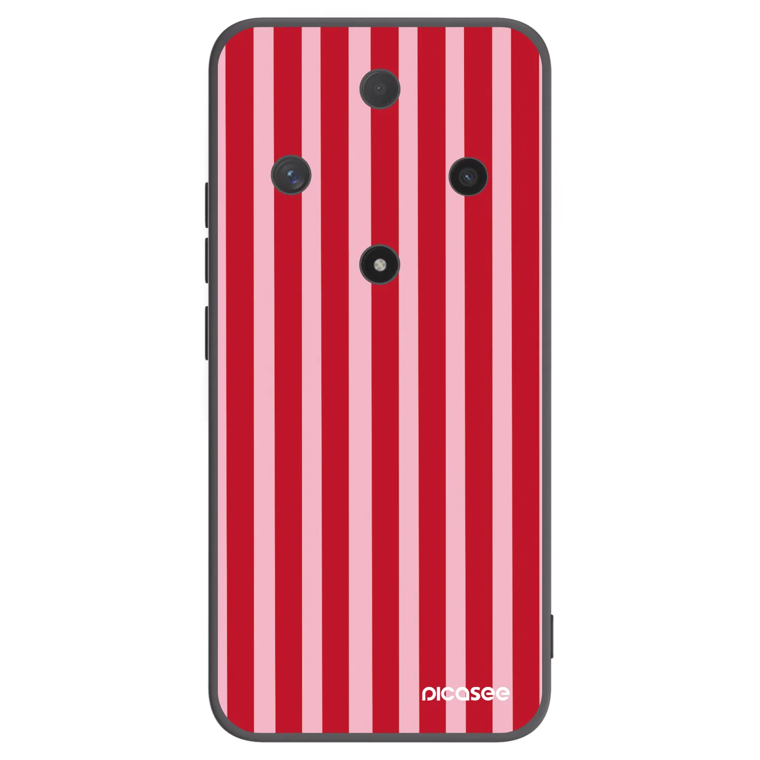 Picasee Honor Magic6 Lite 5G Hülle - Schwarzes Silikon - Lines red