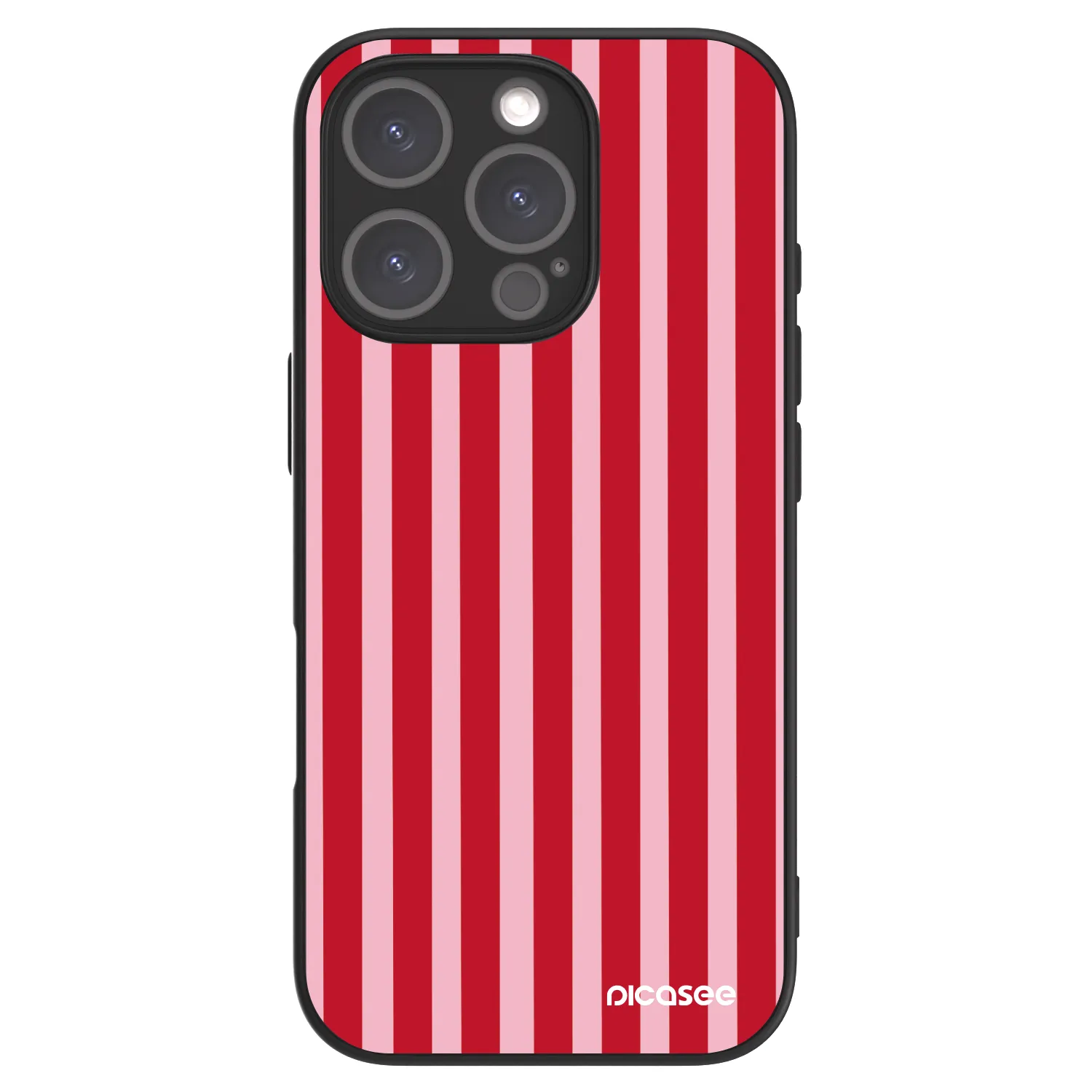 Picasee ULTIMATE CASE MagSafe für Apple iPhone 16 Pro - Lines red