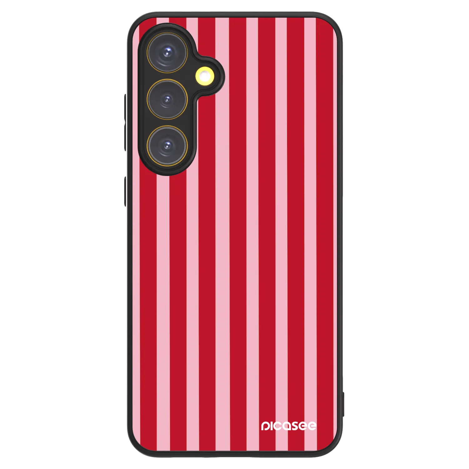 Picasee ULTIMATE CASE PowerShare für Samsung Galaxy S24 FE S721B - Lines red