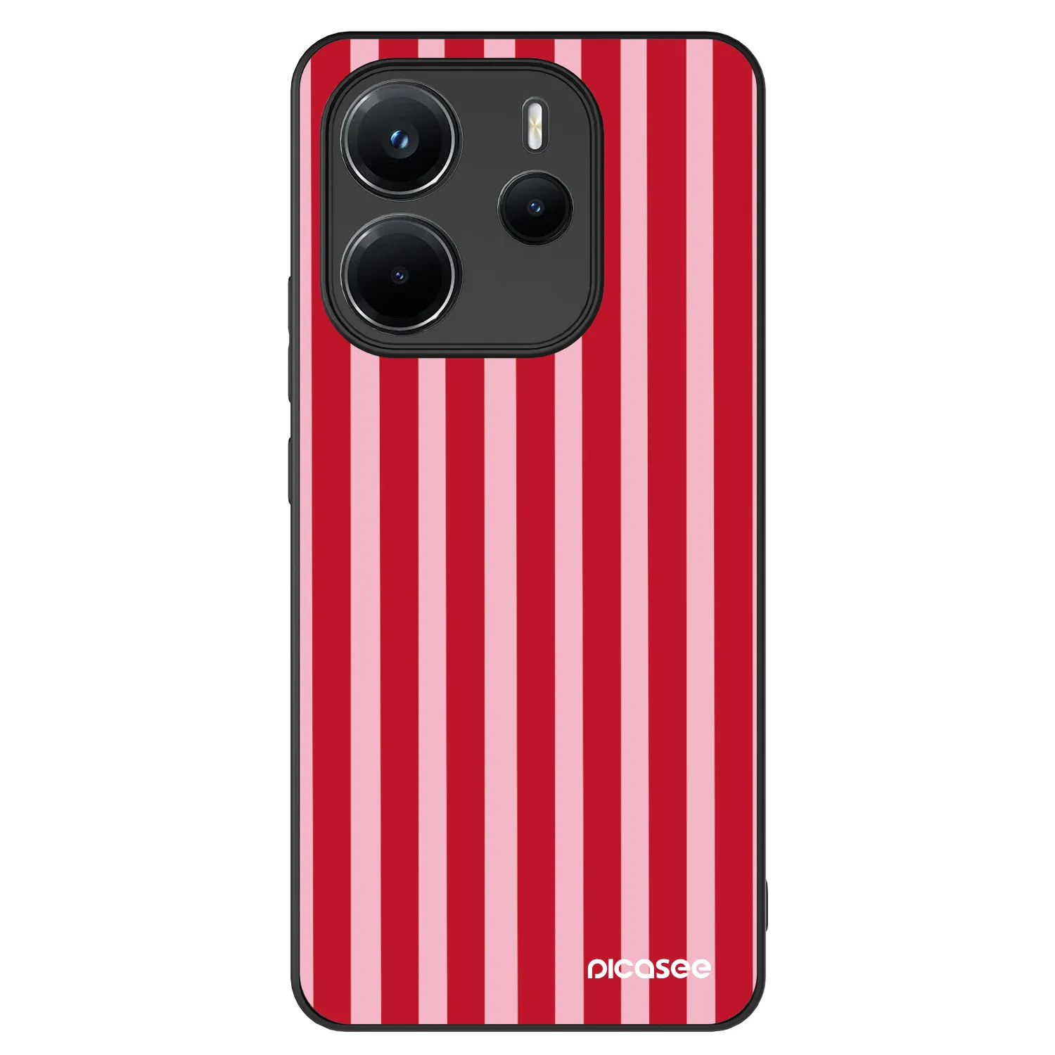 Picasee ULTIMATE CASE für Xiaomi Redmi Note 14 4G - Lines red