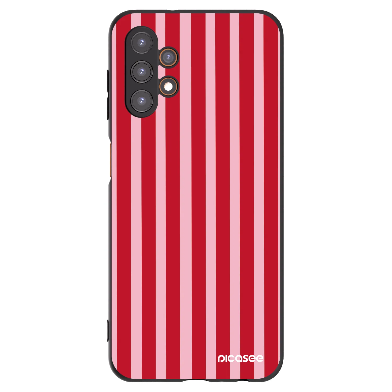 Picasee Samsung Galaxy A13 5G Hülle - Schwarzes Silikon - Lines red