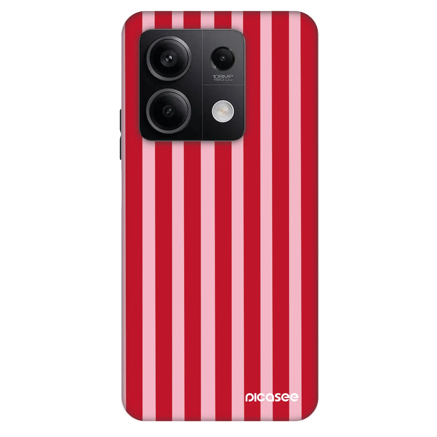 Picasee Fashion Case für Xiaomi Redmi Note 13 5G - Lines red