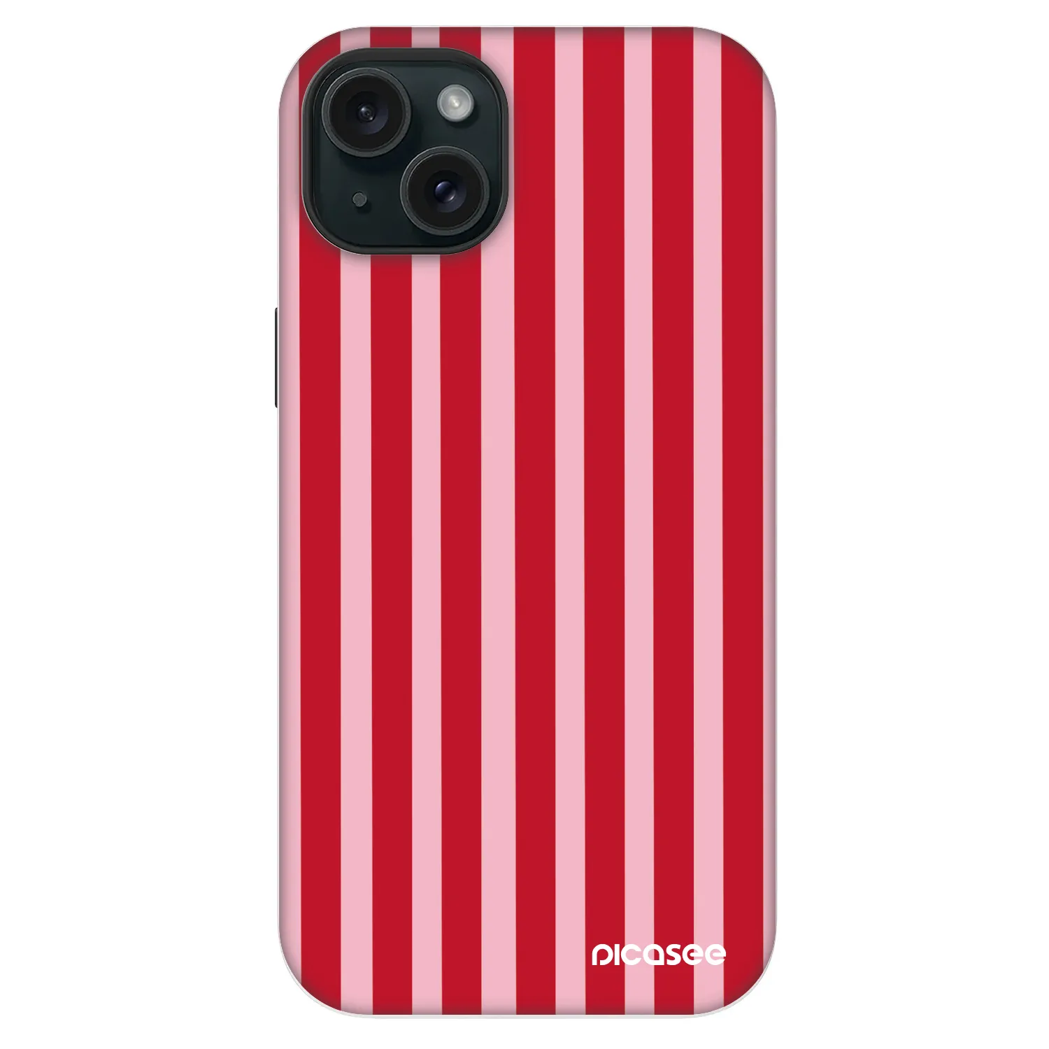 Picasee Fashion Case MagSafe für Apple iPhone 14 Plus - Lines red