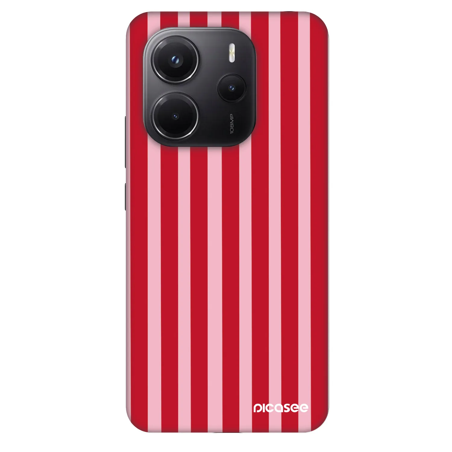 Picasee Fashion Case für Xiaomi Redmi Note 14 4G - Lines red