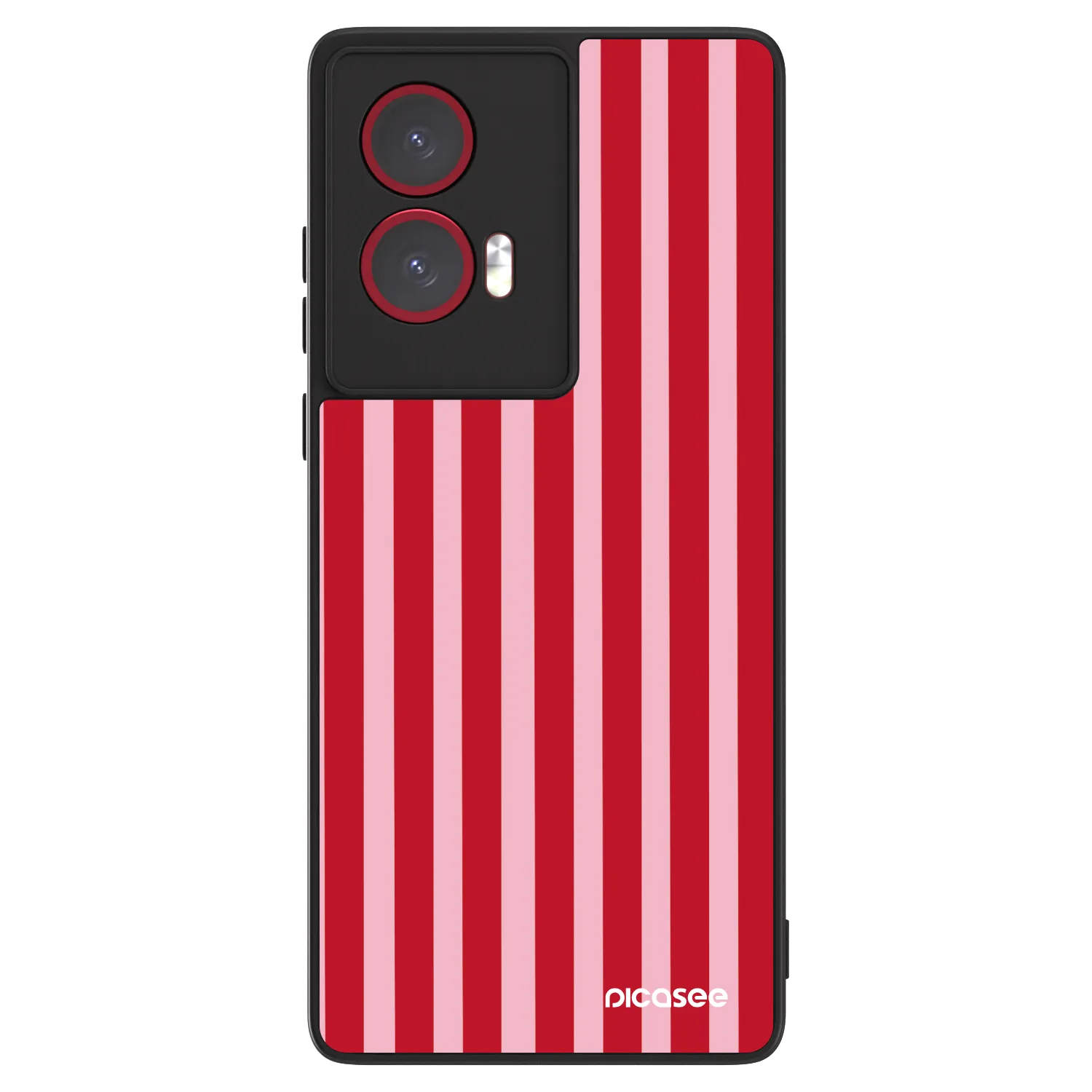 Picasee ULTIMATE CASE für Motorola Edge 50 Fusion - Lines red