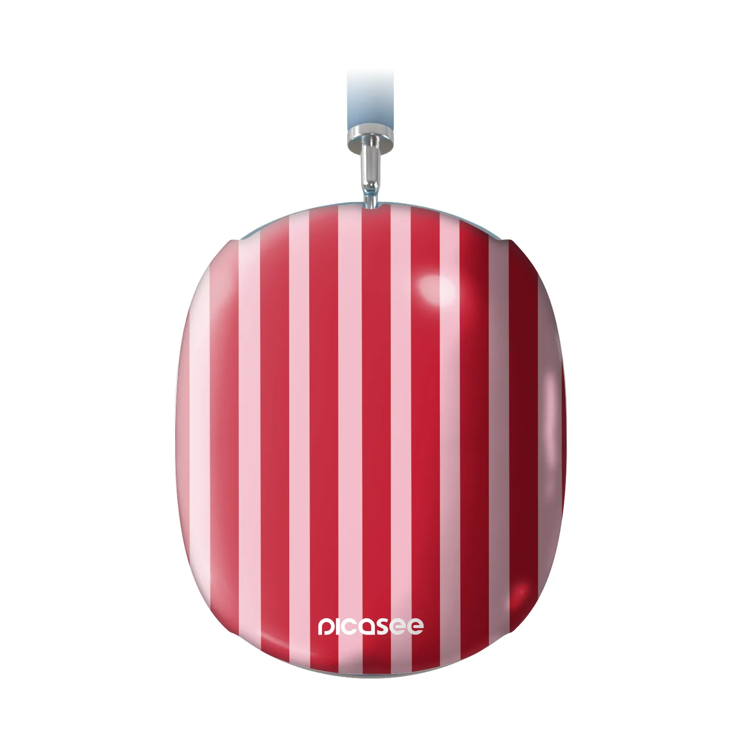 Picasee Obal pro Apple AirPods Max - Lines red