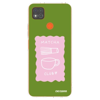 Picasee Xiaomi Redmi 9C Hülle - Transparentes Silikon - Matcha club
