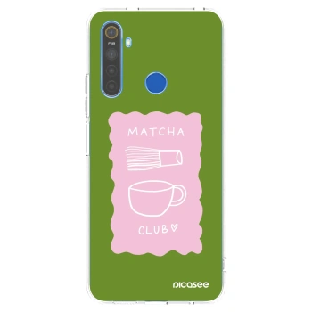 Picasee Realme 5 Hülle - Transparentes Silikon - Matcha club