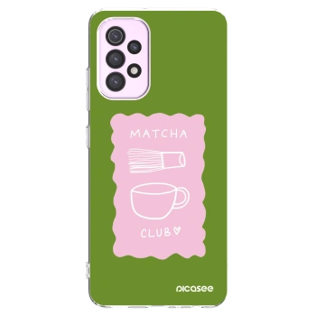 Picasee Samsung Galaxy A32 5G A326B Hülle - Transparentes Silikon - Matcha club