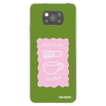 Picasee Xiaomi Poco X3 Pro Hülle - Schwarzes Silikon - Matcha club