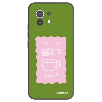 Picasee Xiaomi Mi 11 Hülle - Schwarzes Silikon - Matcha club