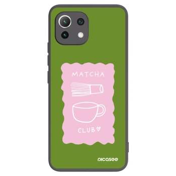 Picasee Xiaomi Mi 11 Lite Hülle - Schwarzes Silikon - Matcha club