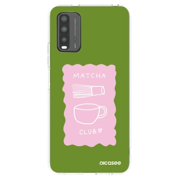Picasee Xiaomi Redmi 9T Hülle - Transparentes Silikon - Matcha club