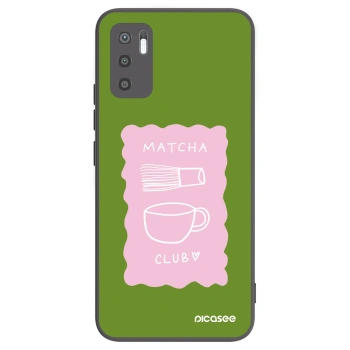 Picasee Xiaomi Redmi Note 10 5G Hülle - Schwarzes Silikon - Matcha club