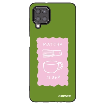 Picasee Samsung Galaxy M12 M127F Hülle - Schwarzes Silikon - Matcha club
