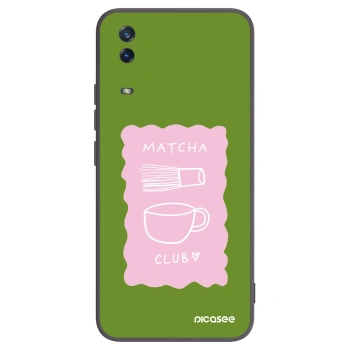 Picasee Vivo Y11s Hülle - Schwarzes Silikon - Matcha club