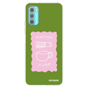 Picasee Motorola Moto G60 Hülle - Transparentes Silikon - Matcha club