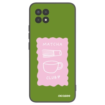 Picasee Realme 8i Hülle - Schwarzes Silikon - Matcha club