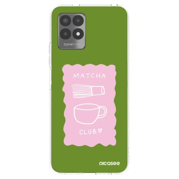 Picasee Realme 8i Hülle - Transparentes Silikon - Matcha club
