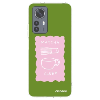 Picasee Xiaomi 12 Pro Hülle - Transparentes Silikon - Matcha club