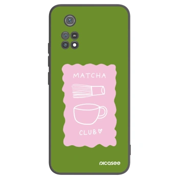 Picasee Xiaomi Poco M4 Pro Hülle - Schwarzes Silikon - Matcha club