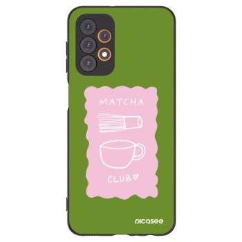 Picasee Samsung Galaxy A23 A235F 4G Hülle - Schwarzes Silikon - Matcha club