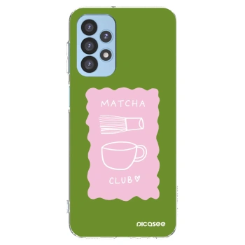 Picasee Samsung Galaxy A23 A235F 4G Hülle - Transparentes Silikon - Matcha club