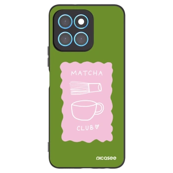 Picasee Honor X8 5G Hülle - Schwarzes Silikon - Matcha club