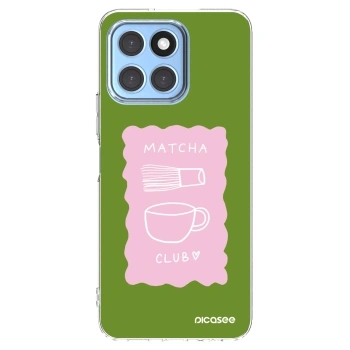 Picasee Honor X8 5G Hülle - Transparentes Silikon - Matcha club
