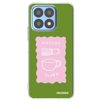 Picasee Honor X8a Hülle - Transparentes Silikon - Matcha club
