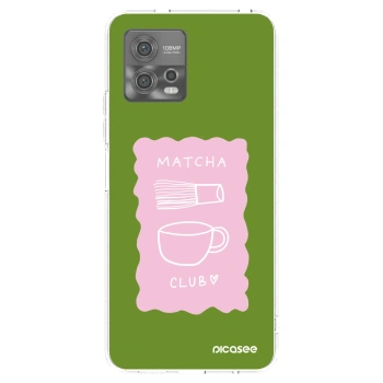 Picasee Motorola Moto G72 Hülle - Transparentes Silikon - Matcha club