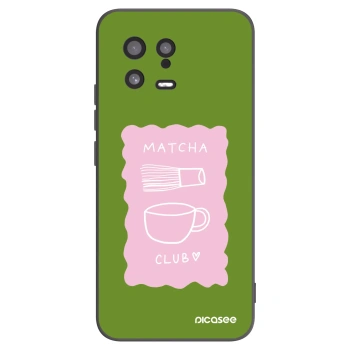 Picasee Xiaomi 13 Hülle - Schwarzes Silikon - Matcha club