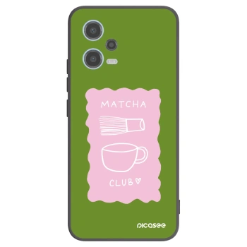 Picasee Xiaomi Redmi Note 12 5G Hülle - Schwarzes Silikon - Matcha club