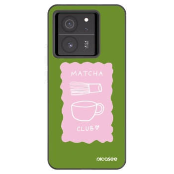 Picasee Xiaomi 13T Pro Hülle - Schwarzes Silikon - Matcha club