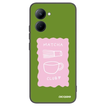 Picasee Realme C33 (2023) Hülle - Schwarzes Silikon - Matcha club