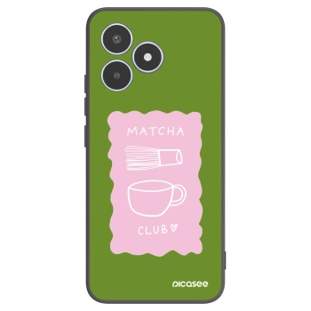 Picasee Realme C53 Hülle - Schwarzes Silikon - Matcha club