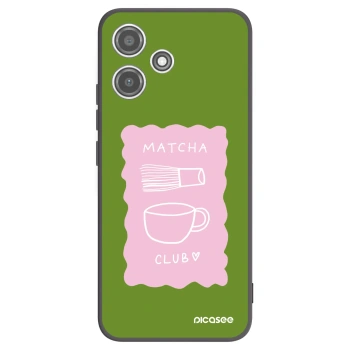 Picasee Xiaomi Redmi 12 5G Hülle - Schwarzes Silikon - Matcha club