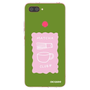 Picasee Xiaomi Mi 8 Lite Hülle - Transparentes Silikon - Matcha club