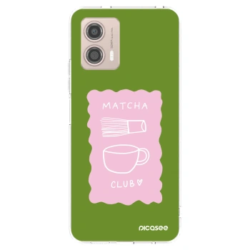 Picasee Motorola Moto G53 5G Hülle - Transparentes Silikon - Matcha club