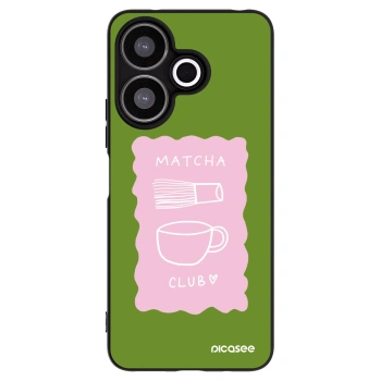 Picasee Xiaomi Redmi 13 4G Hülle - Schwarzes Silikon - Matcha club