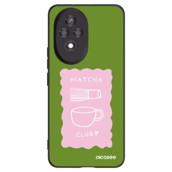 Picasee Honor 200 5G Hülle - Schwarzes Silikon - Matcha club