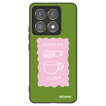 Picasee Xiaomi 14T Hülle - Schwarzes Silikon - Matcha club