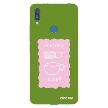Picasee Huawei Y7 2019 Hülle - Transparentes Silikon - Matcha club