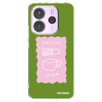 Picasee Xiaomi Redmi Note 14 4G Hülle - Transparentes Silikon - Matcha club